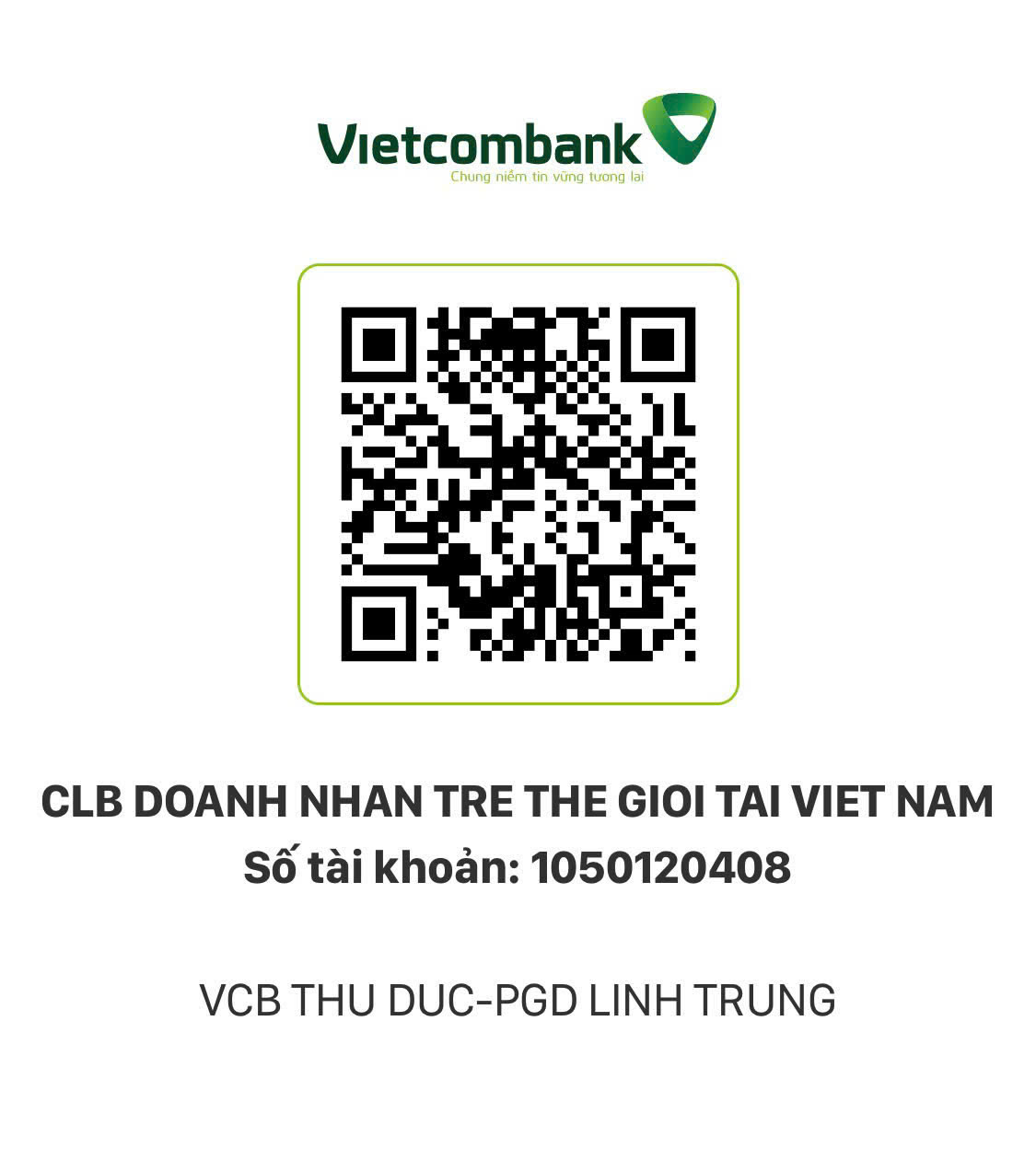 QR chuyển khoản Vietcombank